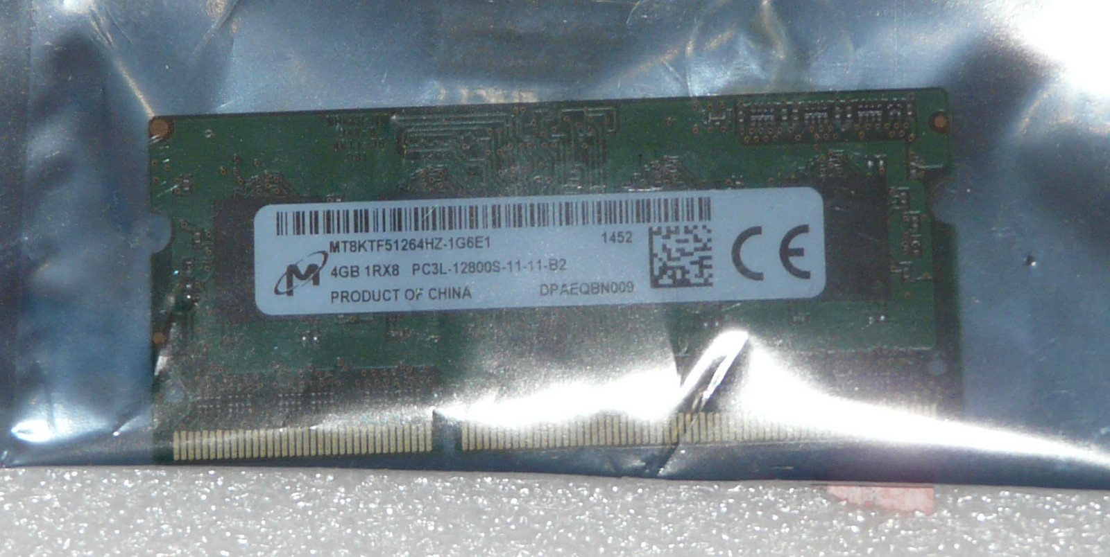 NEW DELL MICRON MTBKTF51264HZ-1G6E1 4GB DDR3 PC3-12800 1600MHz X830D 0X830D