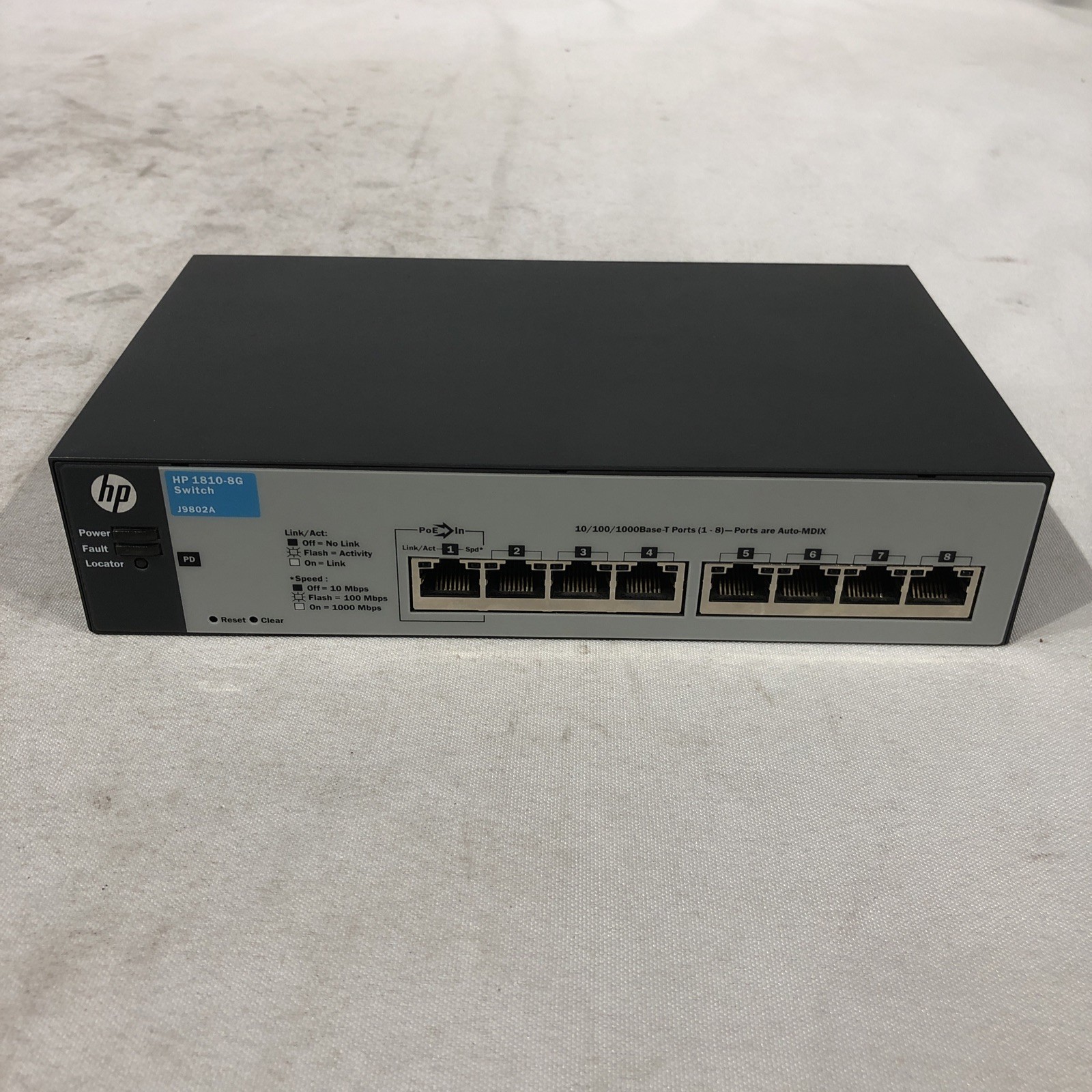 HP J9802A 1810-8G 8-port Gigabit Smart-Managed Switch J9802A