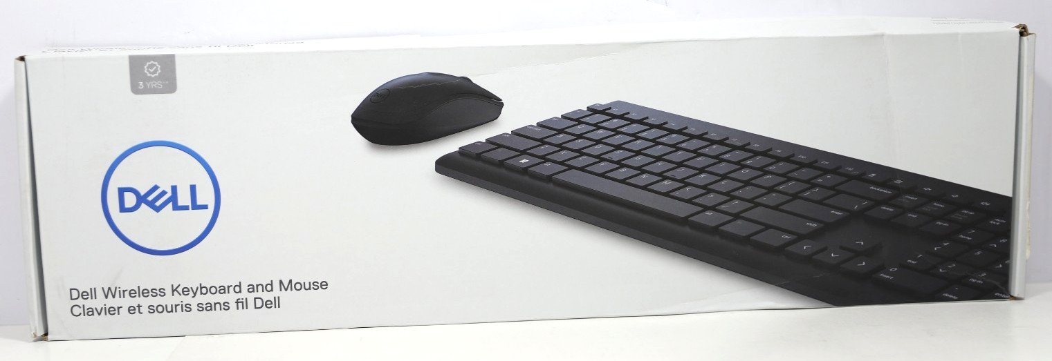NEW- Dell KM3322W Multi-Device Wireless Keyboard & Mouse