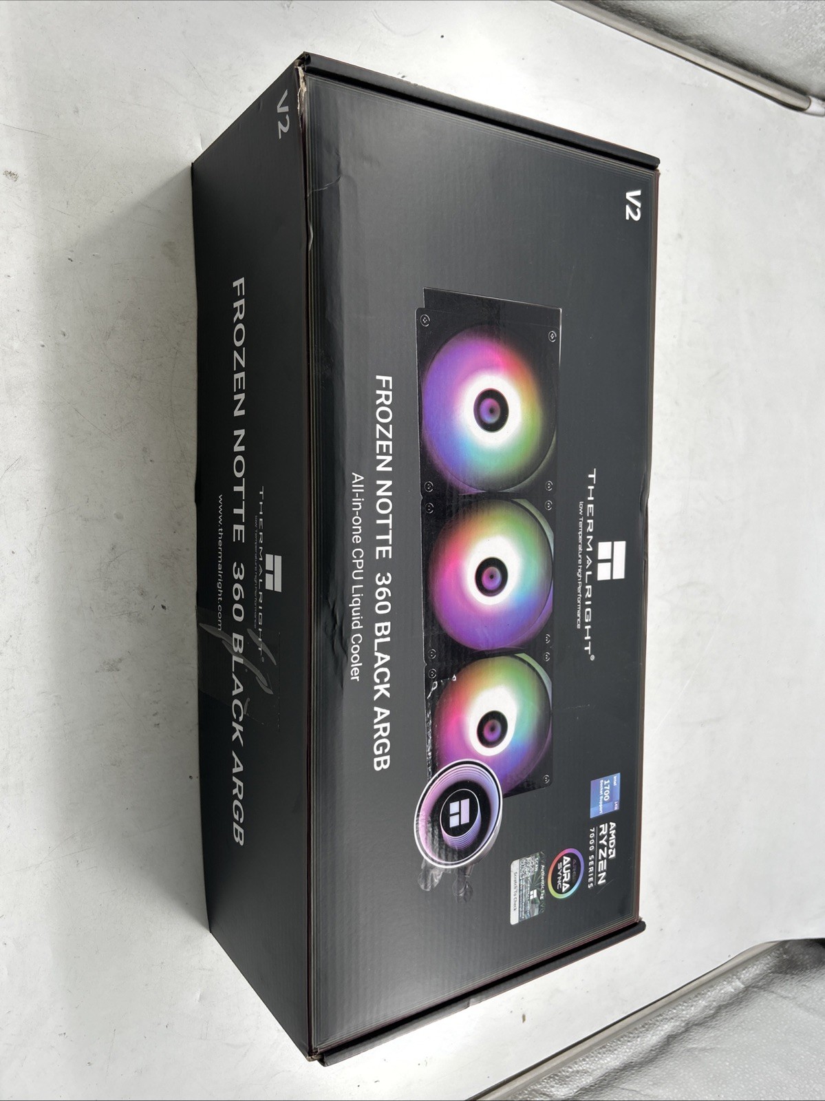 Thermalright Frozen Notte 360 Black ARGB V2 Water Cooling CPU Cooler (A775)