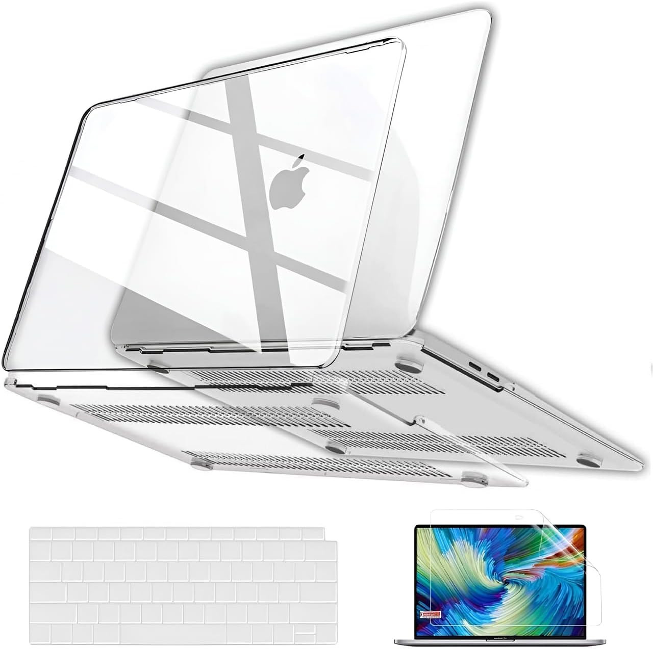 Case for Macbook Air 15 Inch, Crystal Clear Case 2026 2025 2024 2023 M5 A3448 M4