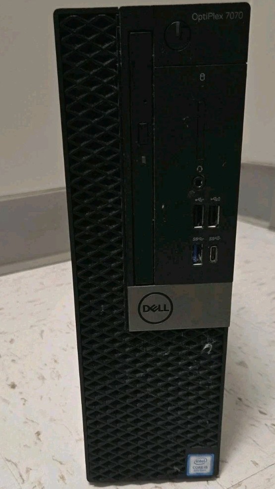 Dell OptiPlex 7070 SFF i5-8600 8GB RAM 256GB SSD W11 Pro AMD Radeon R5 2GB GPU 