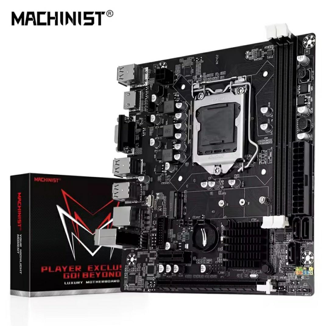 MACHINIST H61 LGA 1155 (Intel 2th/3th Gen) Gaming Motherboard, Flex-ATX Compu...