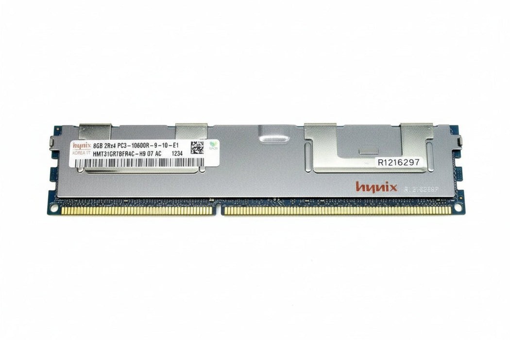 64GB ( 8 x 8GB)  Hynix 8GB  2Rx4 PC3-10600R-9-10-E1 DDR3 Server ECC Ram Memory