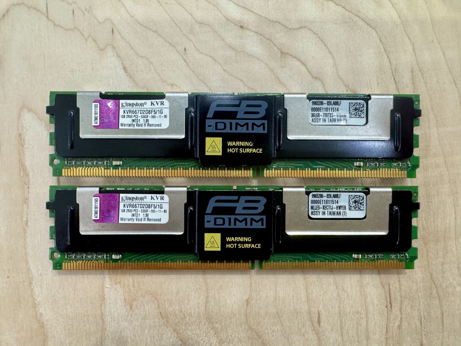 Kingston KVR667D2E5/1G 1GB Memory RAM PC2-5300 DDR2-667