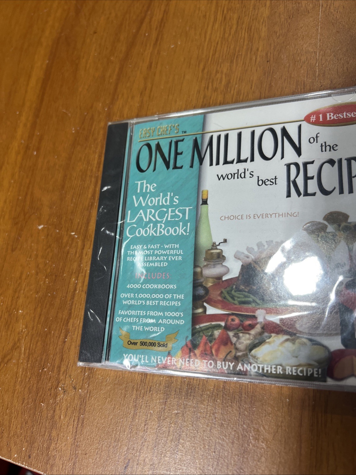 One Million Recipes The World's Largest Cookbook PC CD-ROM Brand New B292