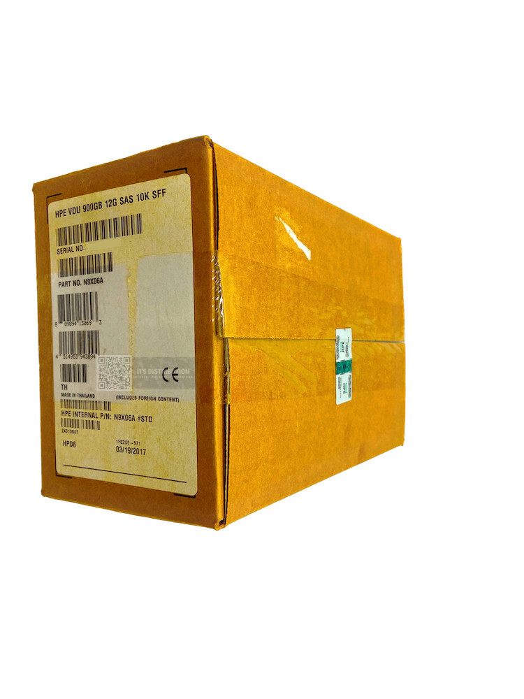 N9X06A I HPE StoreVirtual 3000 900GB 12G SAS 10K SFF (2.5in) HDD BRAND NEW
