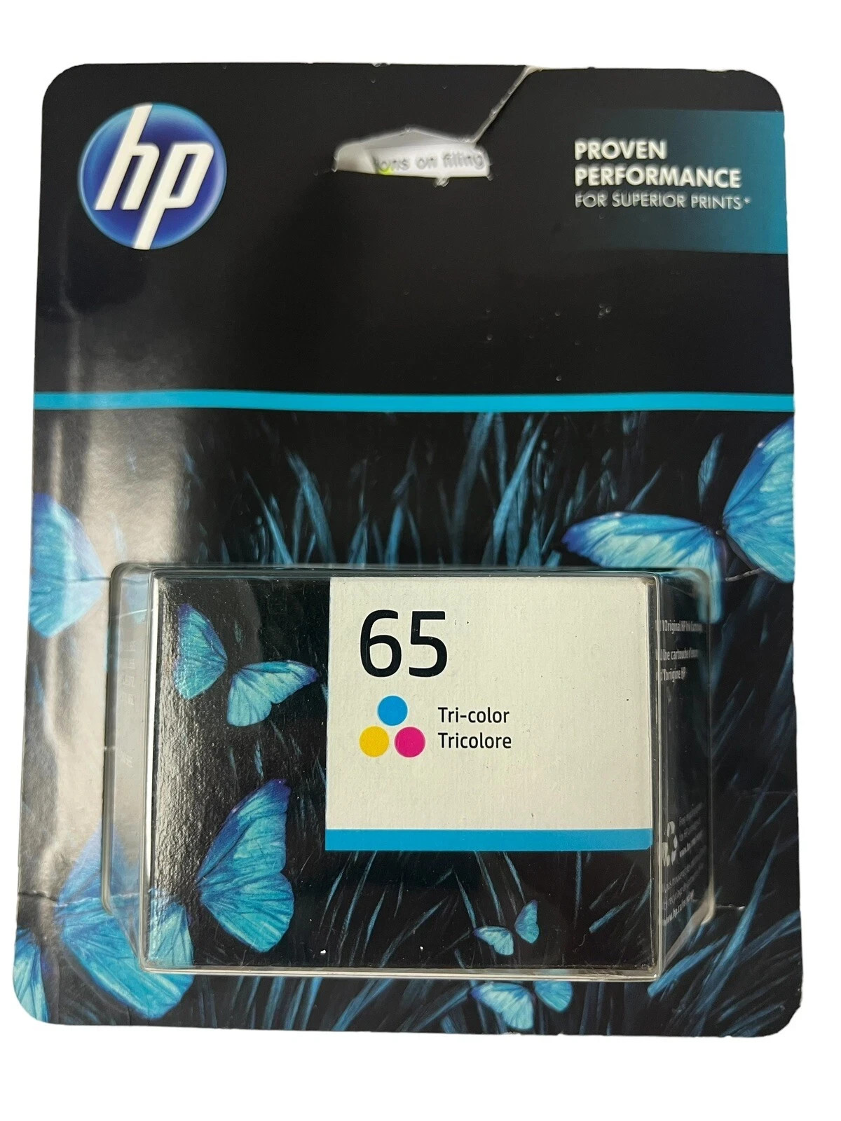 HP 65 Tri-Color Ink Cartridge