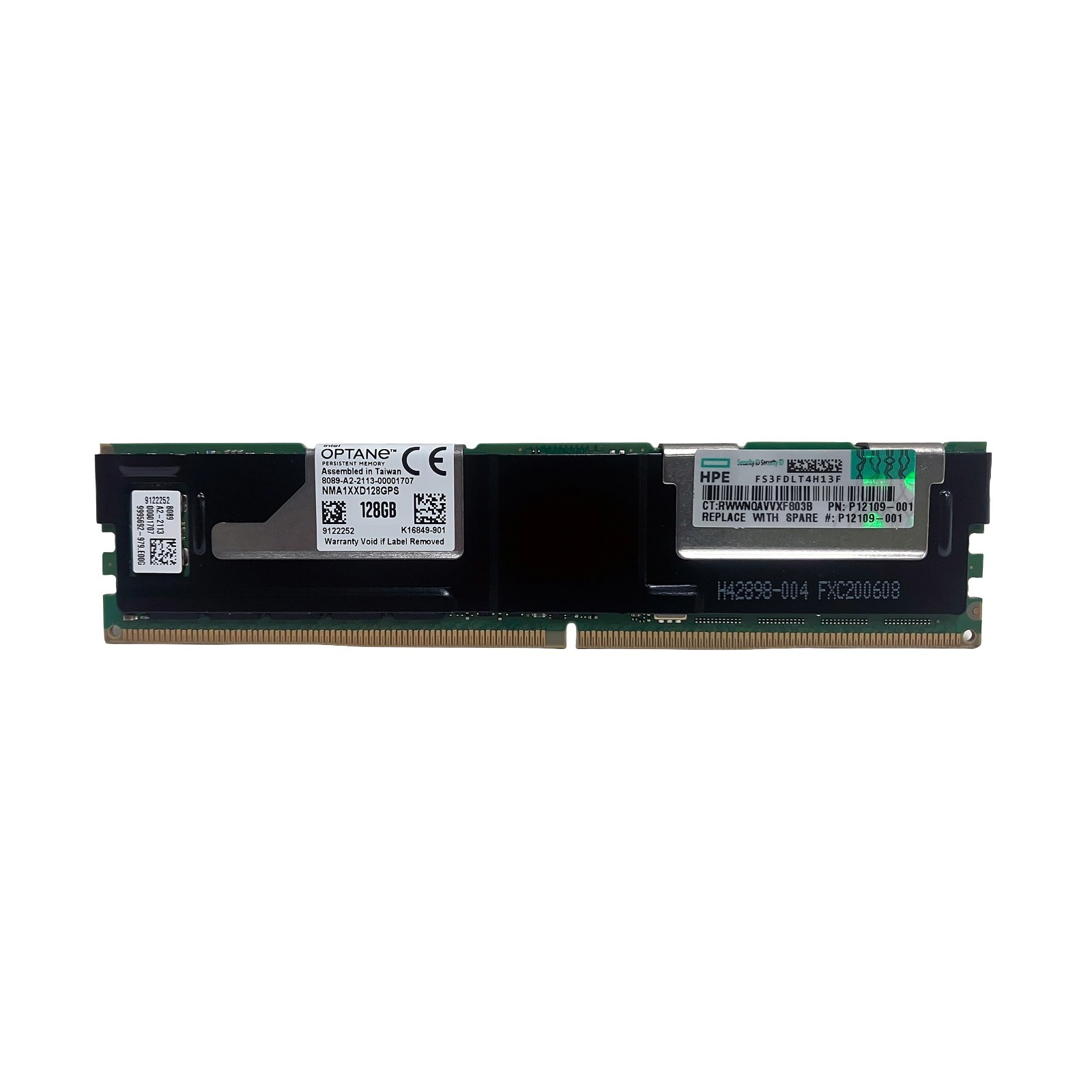 HPe 835804-B21 128GB PC4-21300 DDR4 Persistent Optane DIMM P12109-001