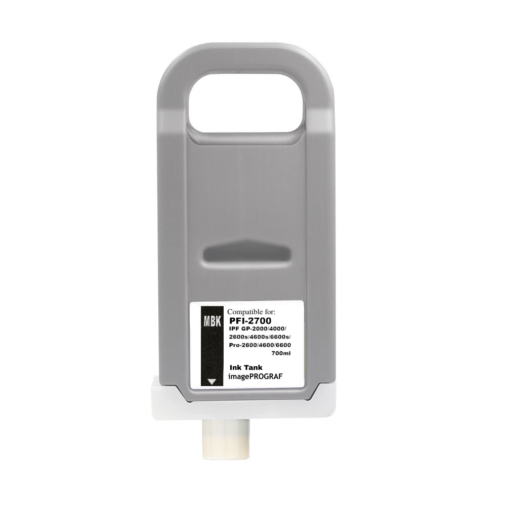 PFI-2700 Matte Black Ink Cartridge for Canon  GP-2000 GP-4000 PRO-4600 PRO-6600