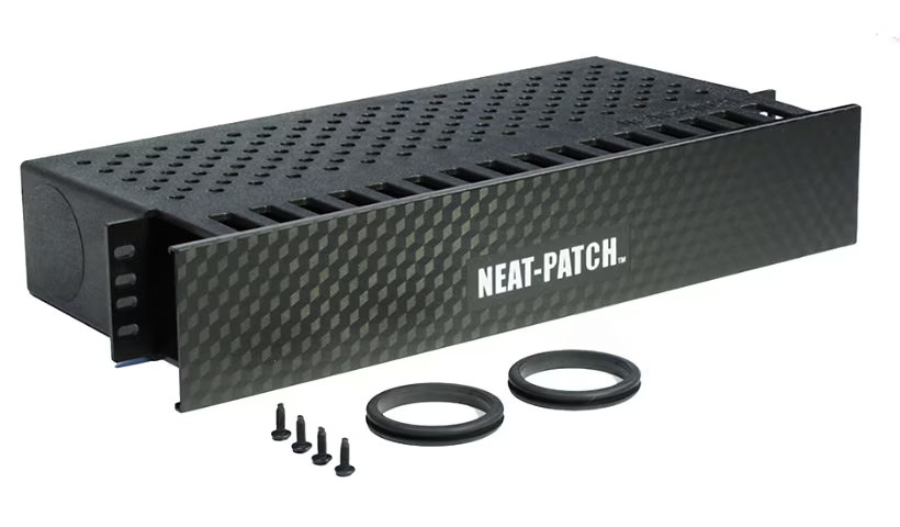Neat Patch Cable Manager - NP2 - 2U Cable Management Unit - 2 Pack