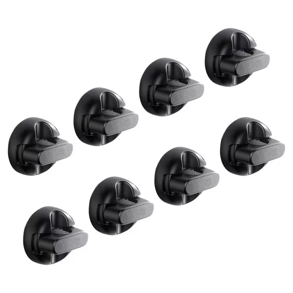 Magnetic Cable Clips 8 Pack Snap-On Cord Holder with Extra Strong Adhesive Pads