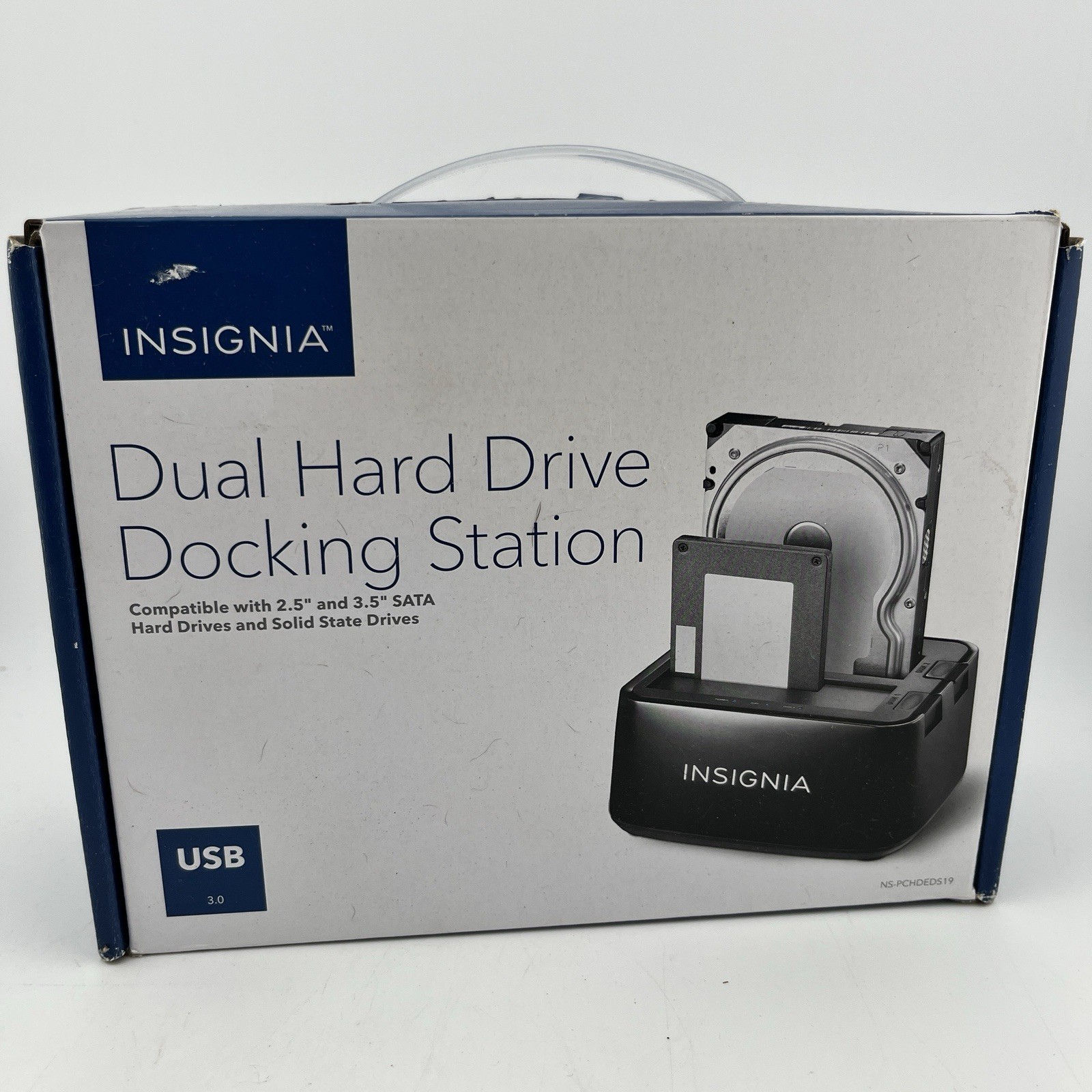  Insignia Dual Hard Drive Docking Station NS-PCHDEDS19  
