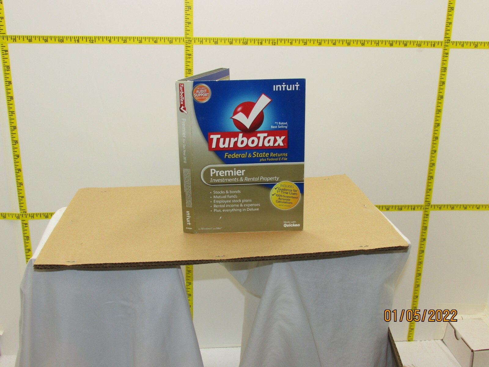 This listing is the Turbotax 2012 Premier. Federal and State + Federal E-file.