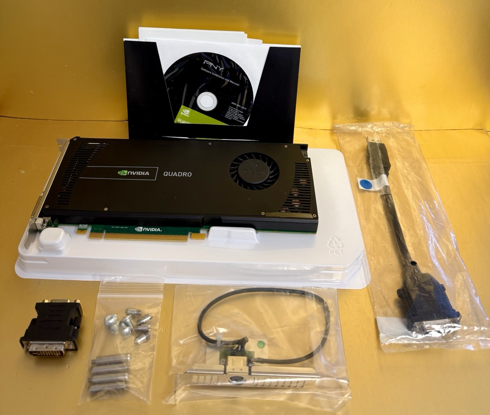 PNY NVIDIA Quadro 4000 2GB GDDR5 PCIe Workstation - VCQ4000V3-T