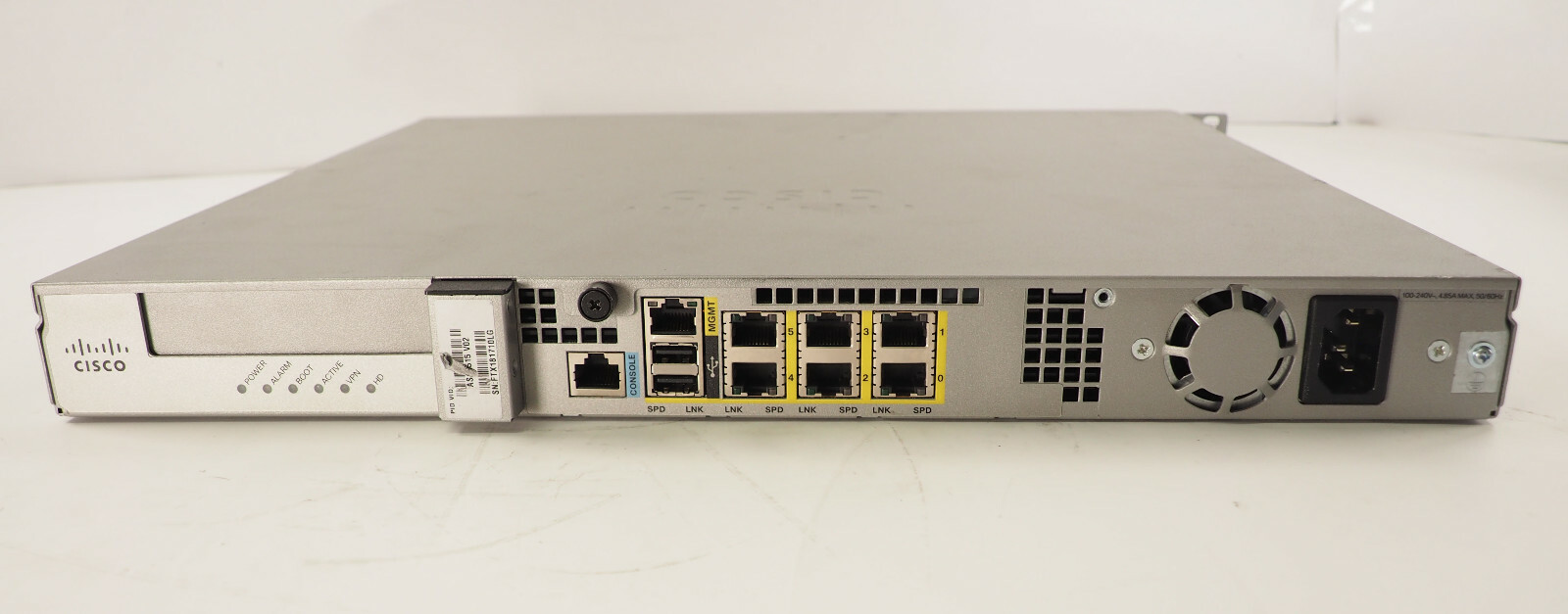 Cisco ASA5515-K9 6 Port GbE GE ASA 5515-X V02 Firewall with 250 GB SSD
