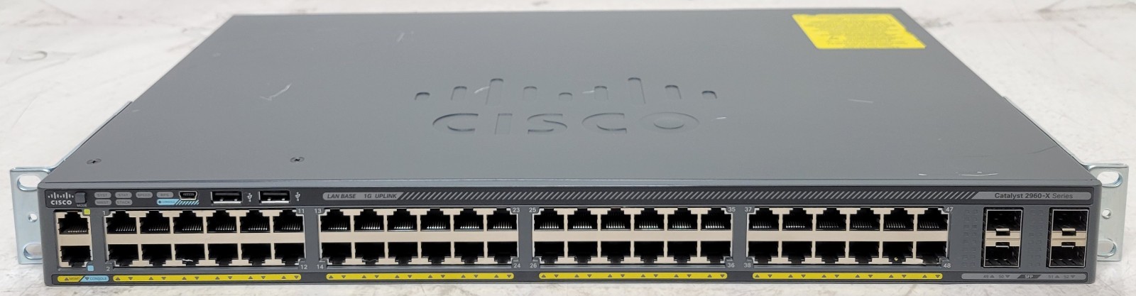 Cisco Catalyst 48 Port Gigabit Ethernet Switch IOS 15.2   WS-C2960X-48TS-L