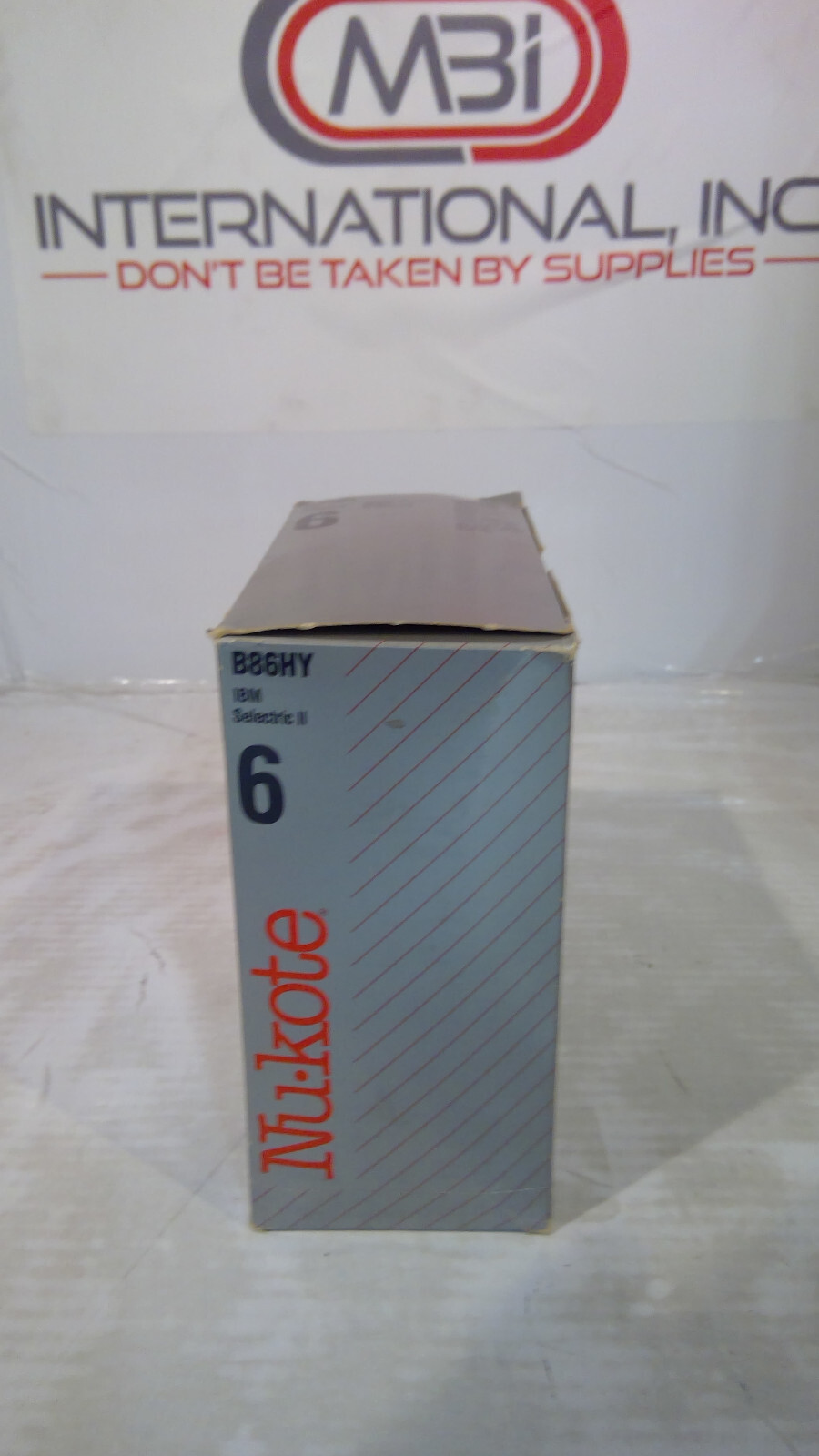 NuKote Brand Typewriter Ribbon for IBM Selectric II.  B86HY (Box of 6)