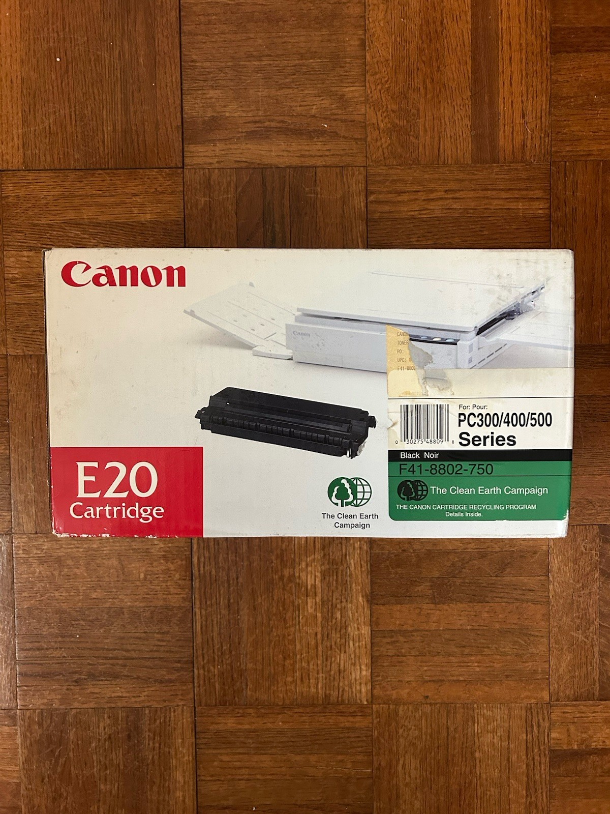 Canon E20 (‎1492A002) Black Toner Cartridge Compatible with PC300/400/500 Series
