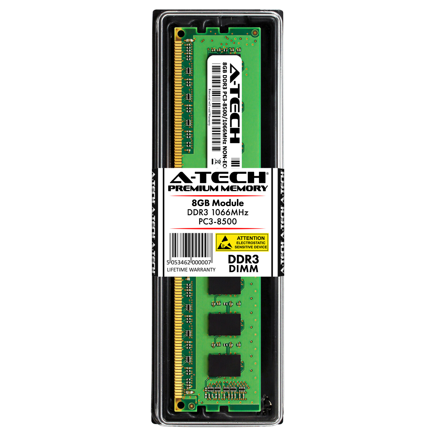 8GB DDR 3 Desktop Module 8500 Low Density 240 pin 240-pin DDR-3 8 gb Memoy Ram