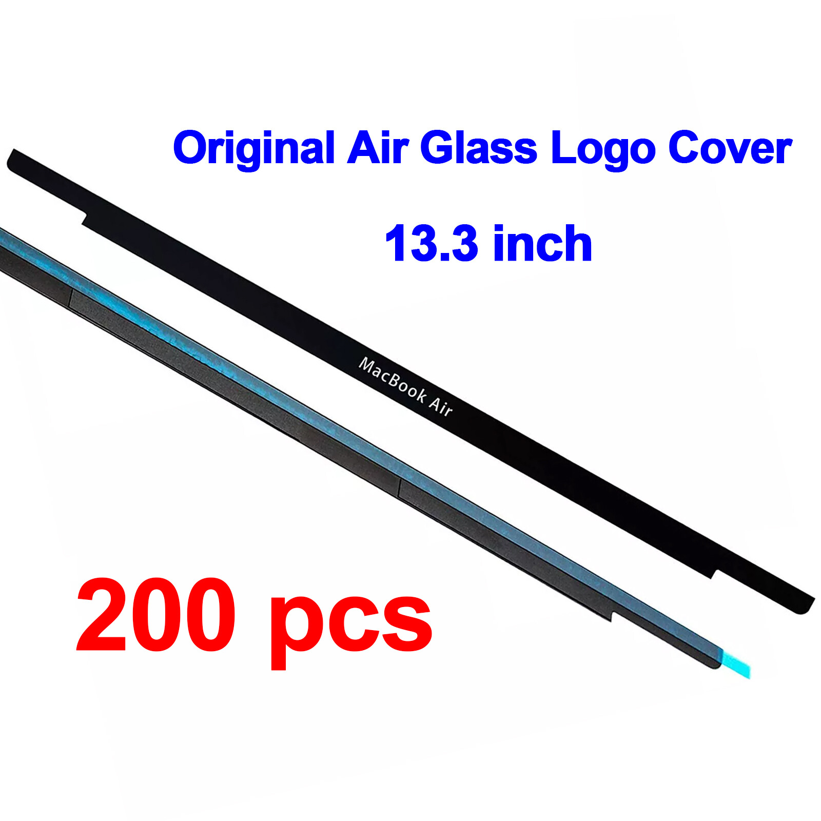 200PCS New Front Glass Trim Bezel Logo Cover For MacBook Air 13" A1932 2018 2019