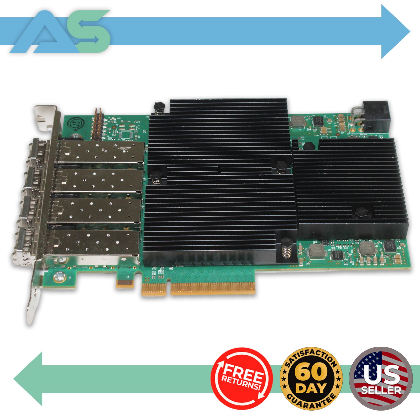ATTO Celerity FC-164E CTFC-164E-000 Quad Port 16Gb Fibre Channel PCIe HBA /w SFP