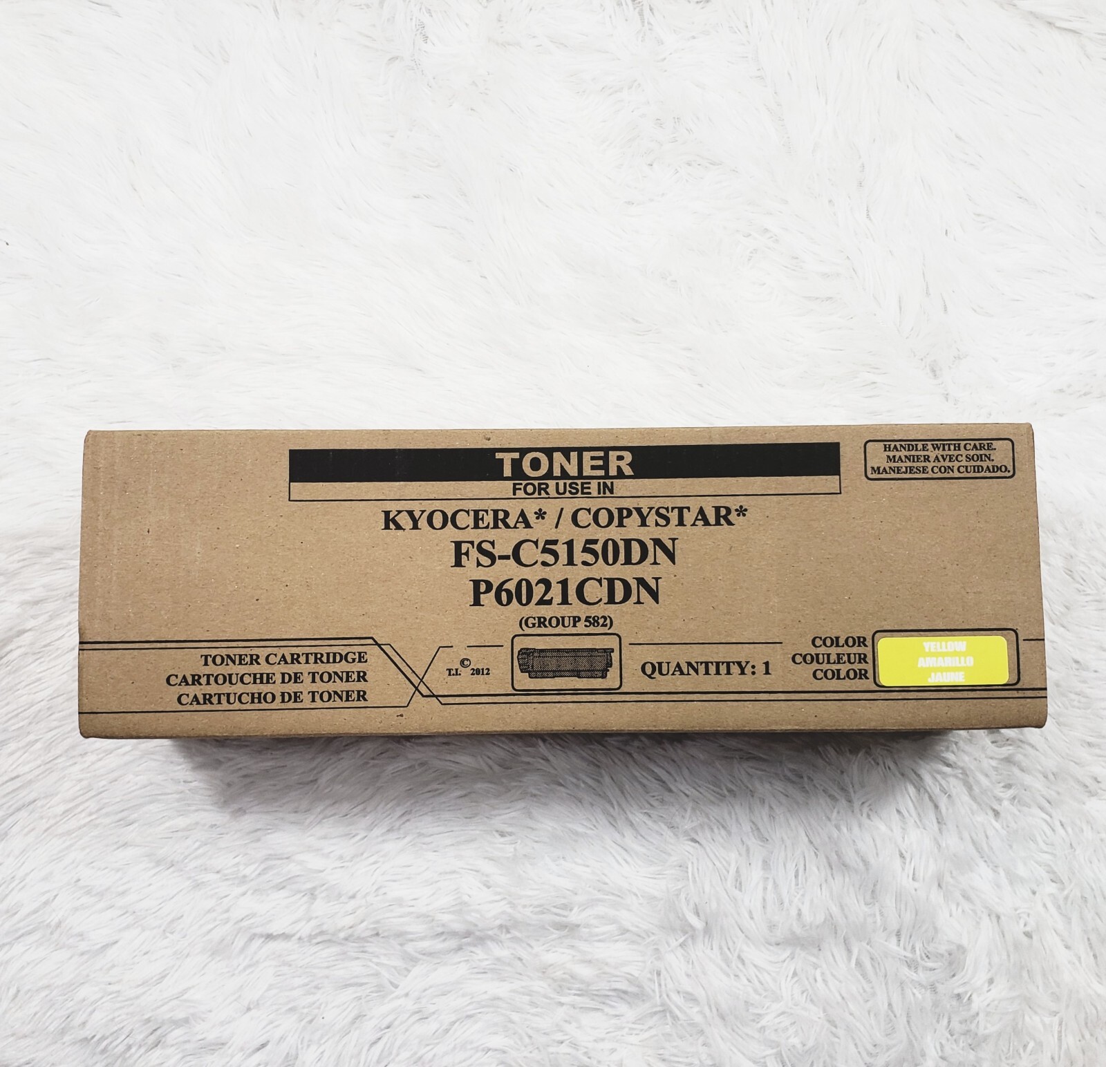 KYOCERA Copystar Compatible * FS-C5150DN P6021CDN * 582 * Yellow Toner Cartridge