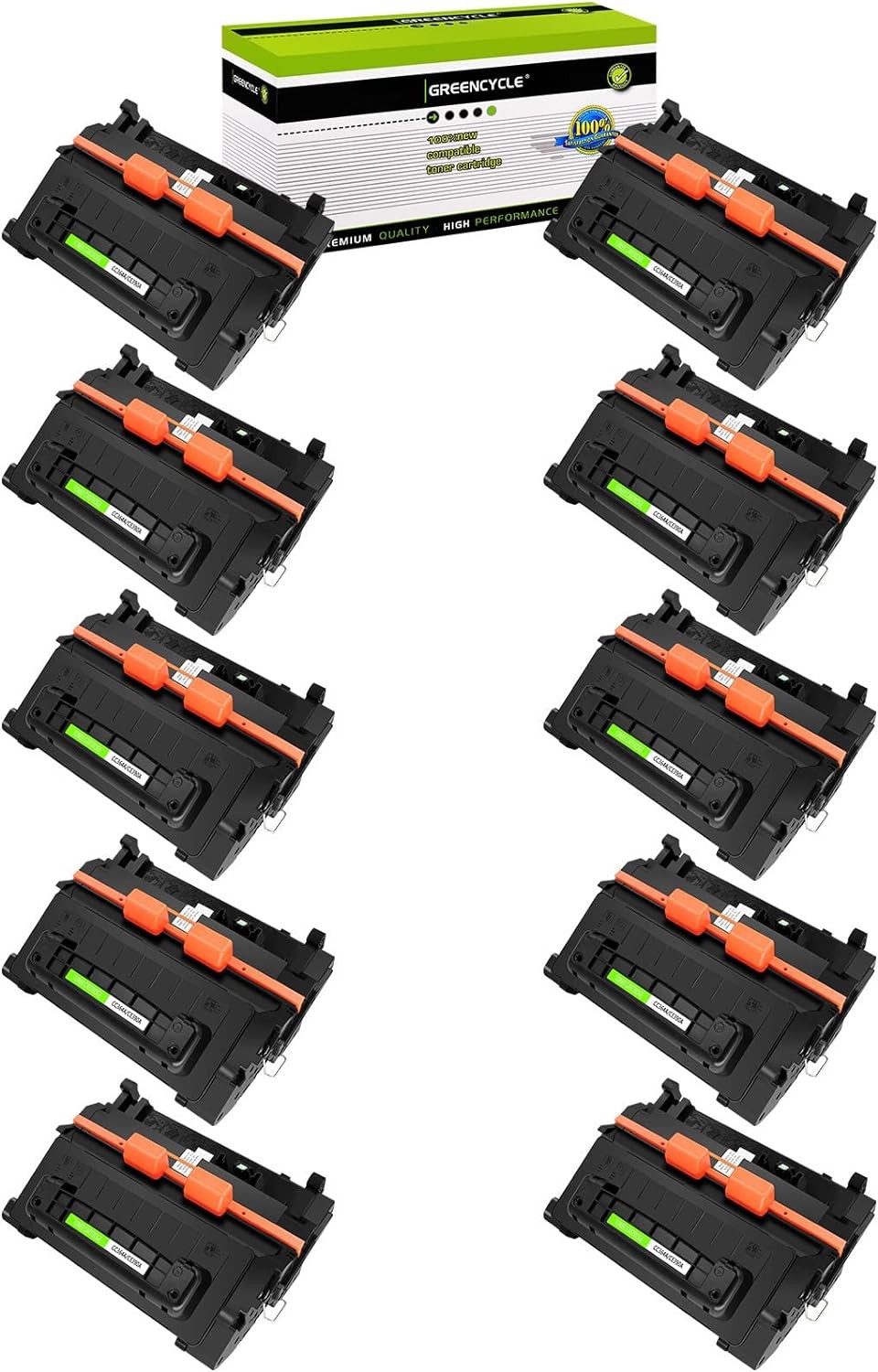 10PK CE390A Toner Compatible With HP 90A Laserjet Enterprise 600 M601 M602 M603