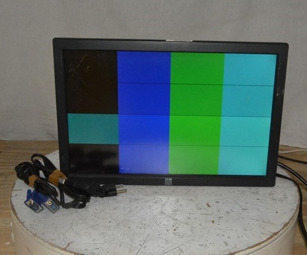 ELO ET1900L-8CWA-1-GY-G E619279 19" Touchscreen LCD Monitor VGA DVI SEE NOTES