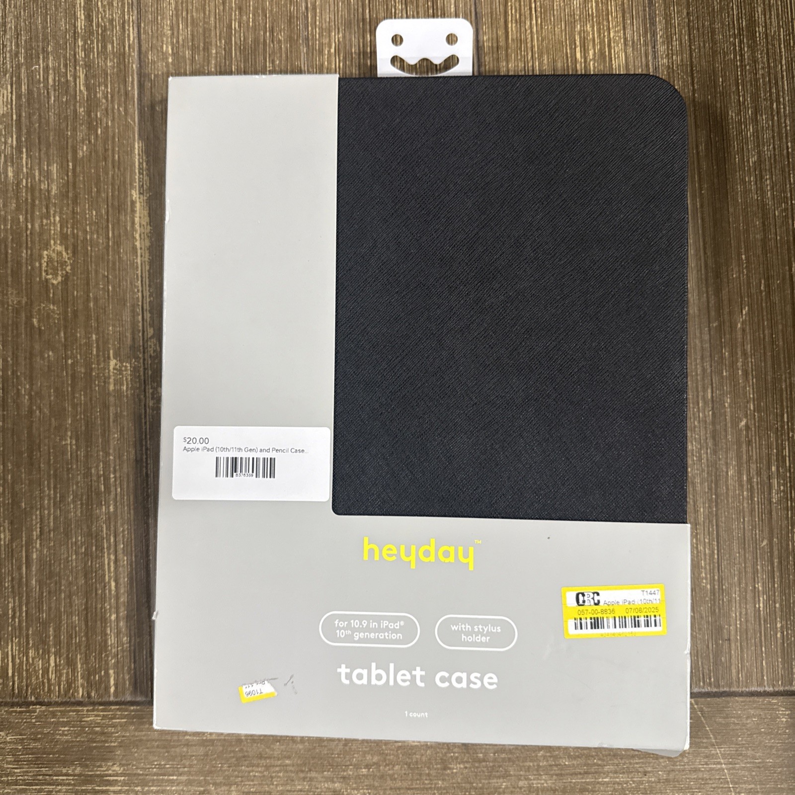 Apple iPad 10.9 in 10th Gen and Pencil Case - heyday Black Saffiano - NEW