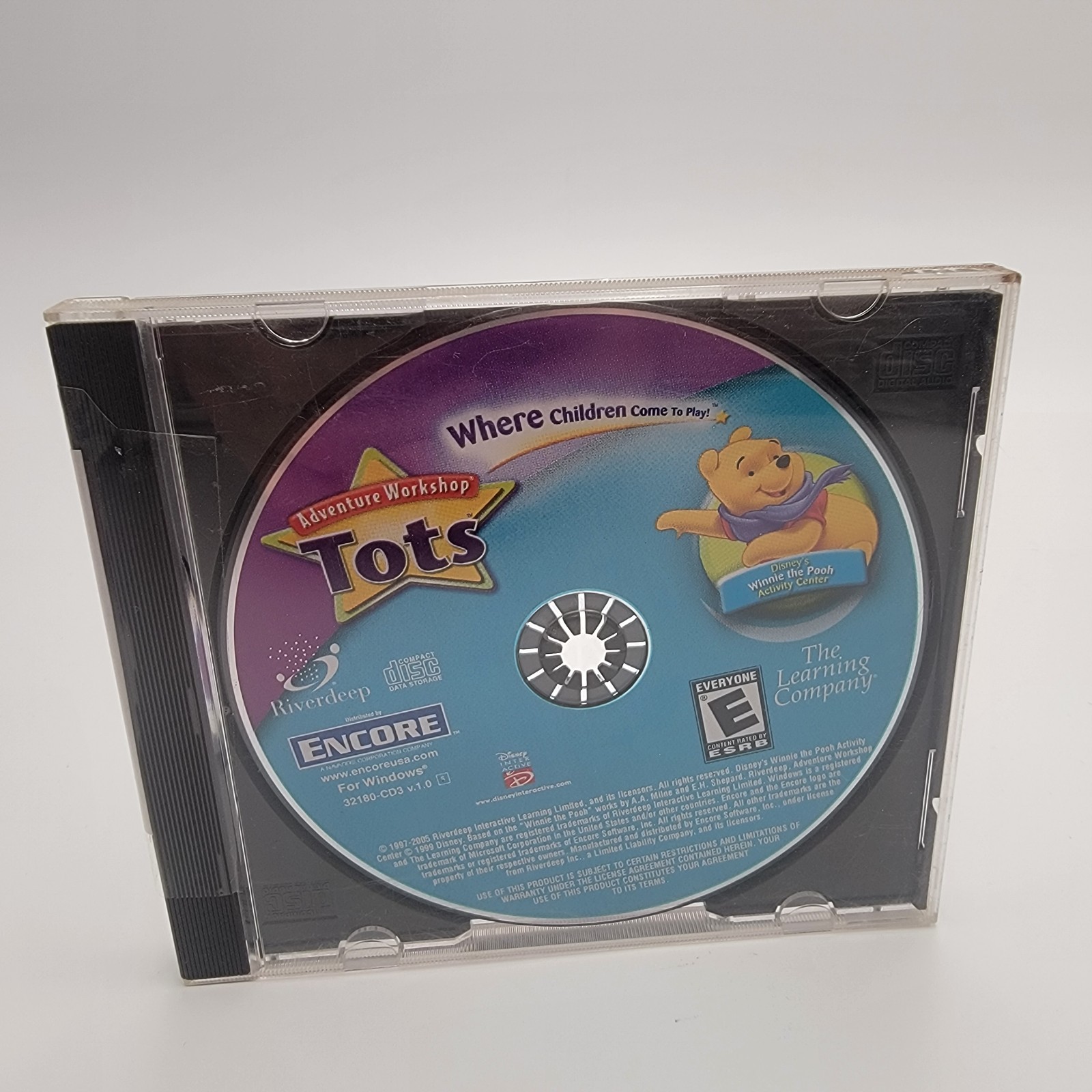 Adventure Workshop Tots Disney Winnie the Pooh Activity Center PC CD-ROM