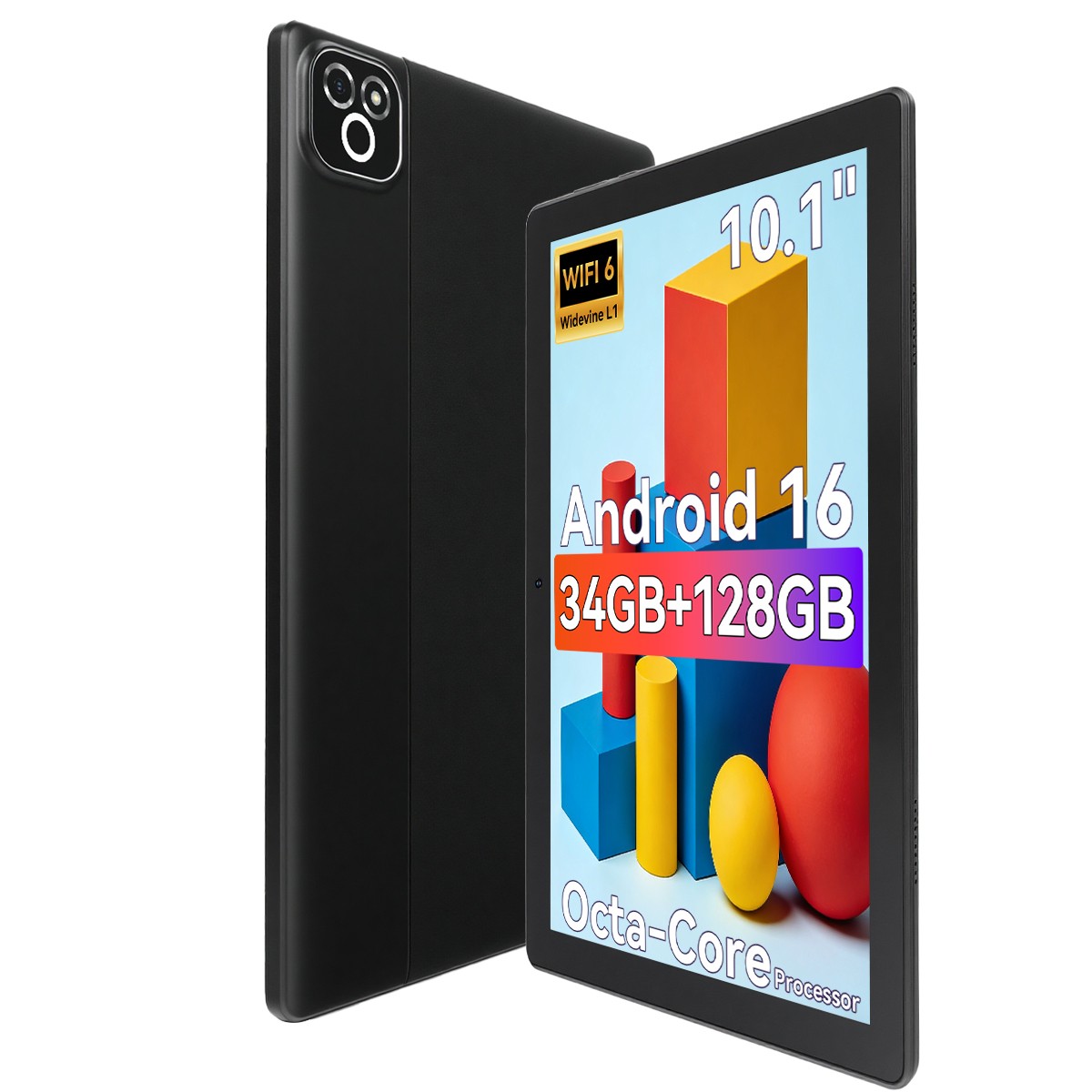 AEEZO WIFI Tablet Android 16 IPS HD 34/36GB+128/256GB Widevine L1 10.1 inch US