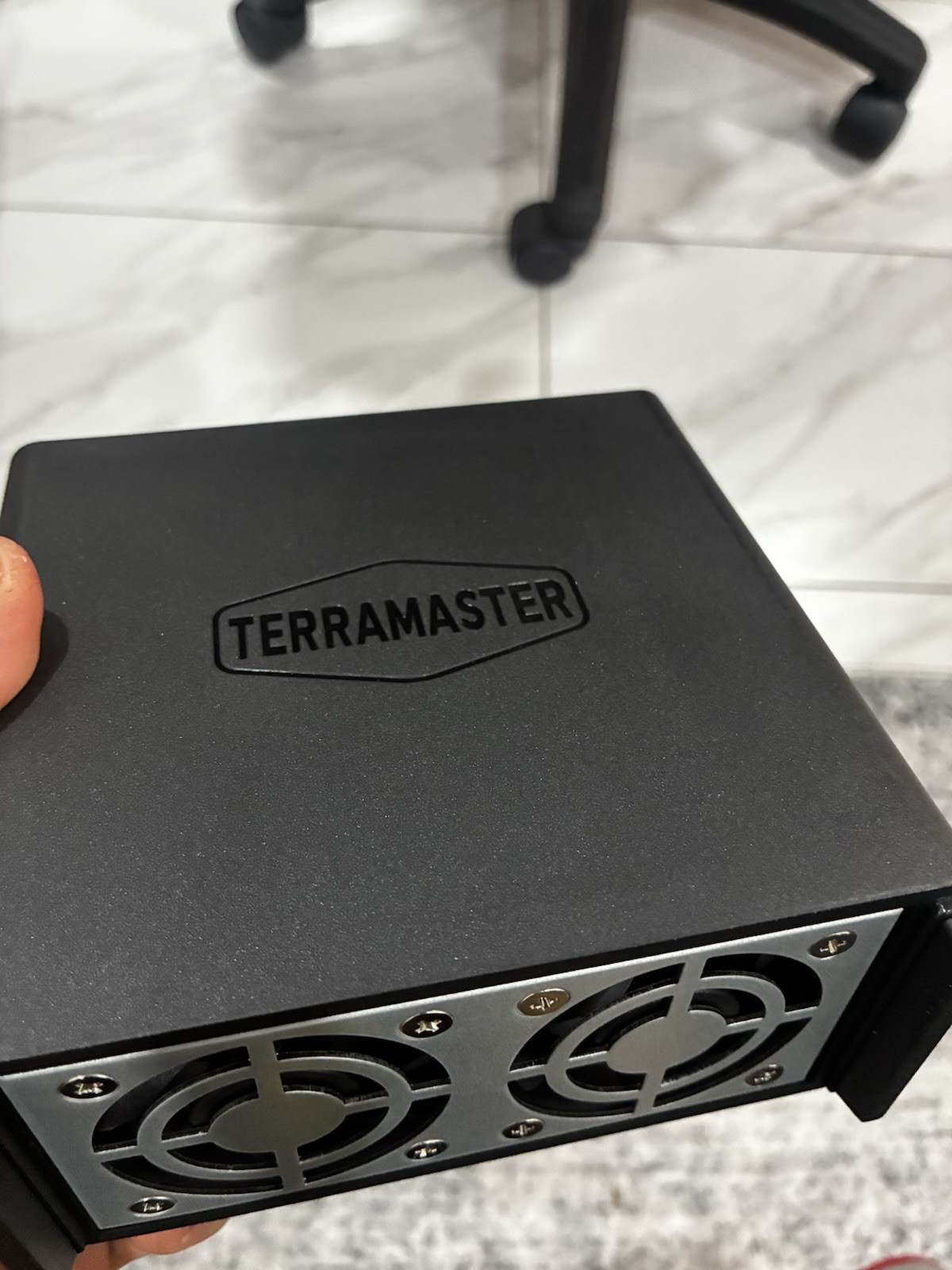 TerraMaster D4 SSD 4-Bay USB4 40Gbps NVMe M.2 External SSD Enclosure with Orig