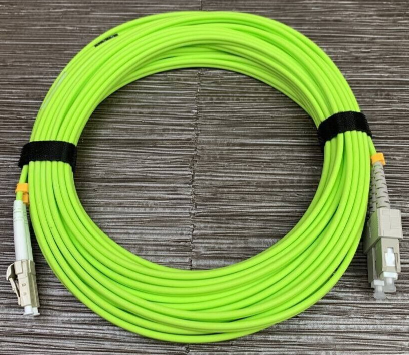 Beyondtech  Pureoptics Optical Fiber Patch Cable OMS 50/125 Duplex 32ft