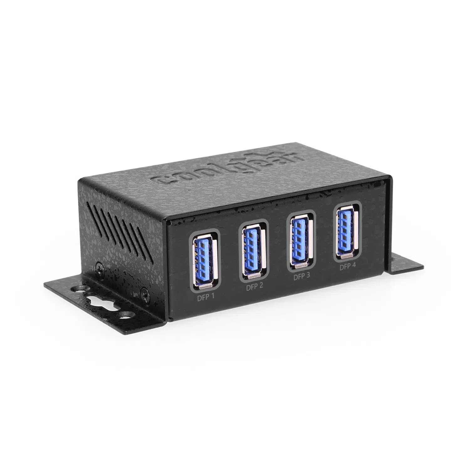 Coolgear 3.2 Gen 1 USB Hub  4 Port USB Hub with 5Gbps Data Transfers, Mountab...