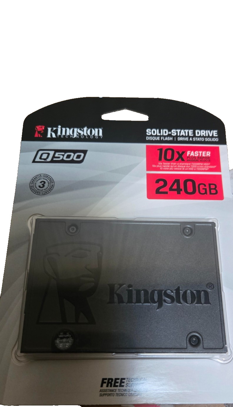 Kingston Q500 240GB Internal 2.5" Solid State Drive (SQ500S37/240G)