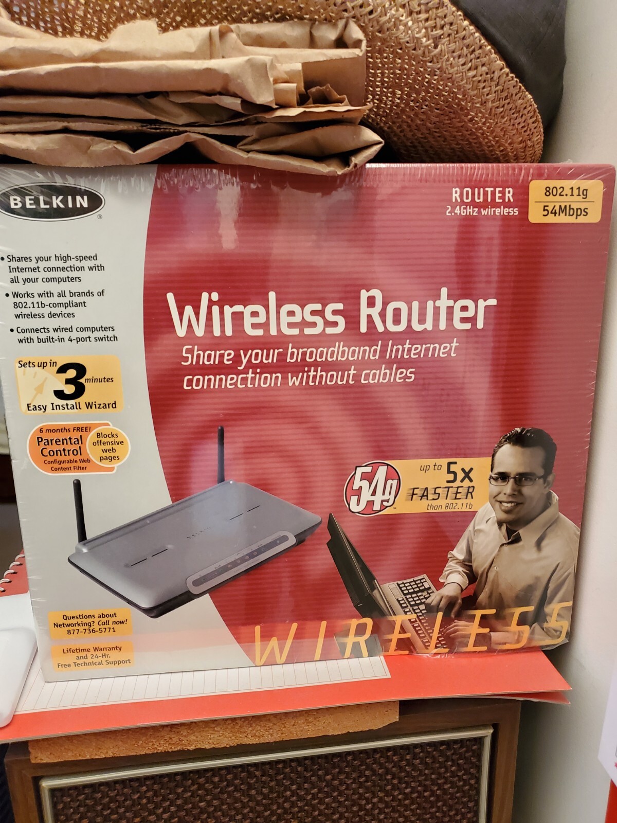 Belkin Wireless G Router 802.11g , New and Never Opened 