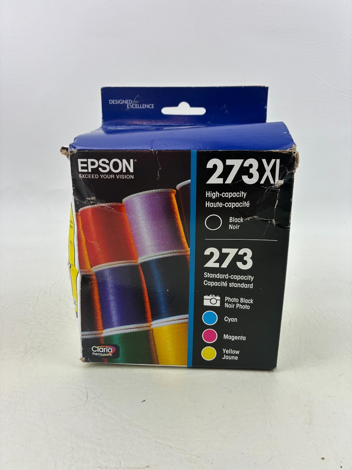 Genuine Epson 273XL Black 273 Cyan Magenta Yellow Ink Cartridge Combo EXP 2023