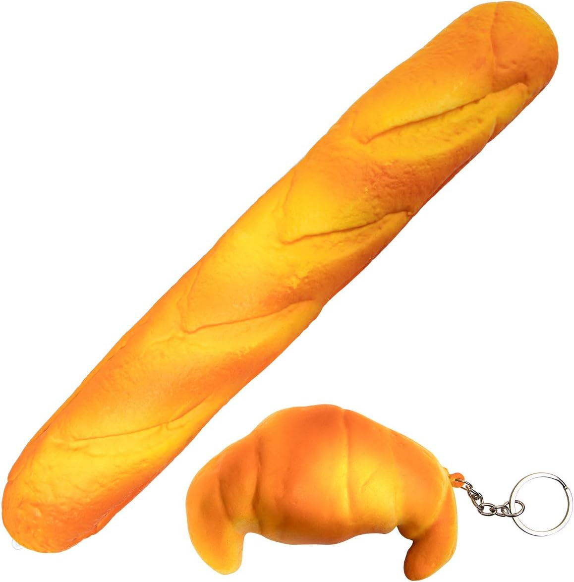 Soft Toast Bread Baguette Shape Anti-Skid Keyboard Wrist Rest Support & Mouse