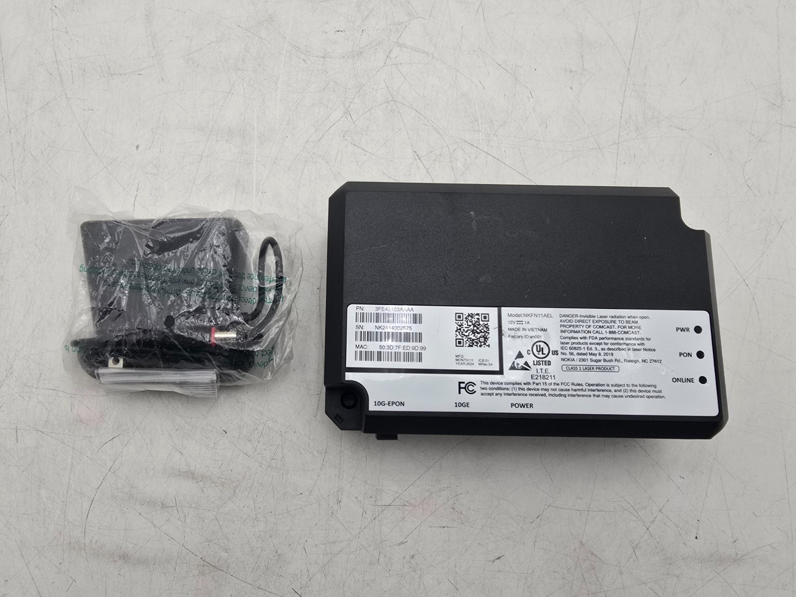 NOKIA NKFN11AEL 3FE48103AAAA | Router 10G-EPON | & Power sup 11/2024