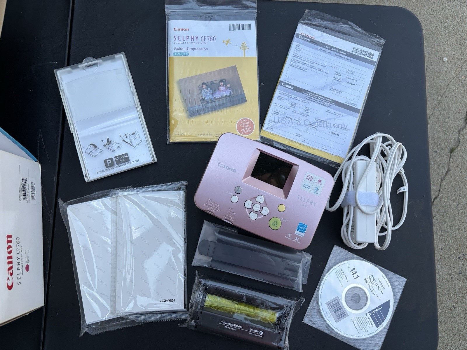 canon selphy cp760 compact photo printer Special Edition Pink