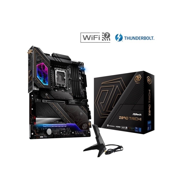 ASRock Z890 Taichi LGA 1851 Intel Z890 SATA 6Gb/s ATX Motherboard
