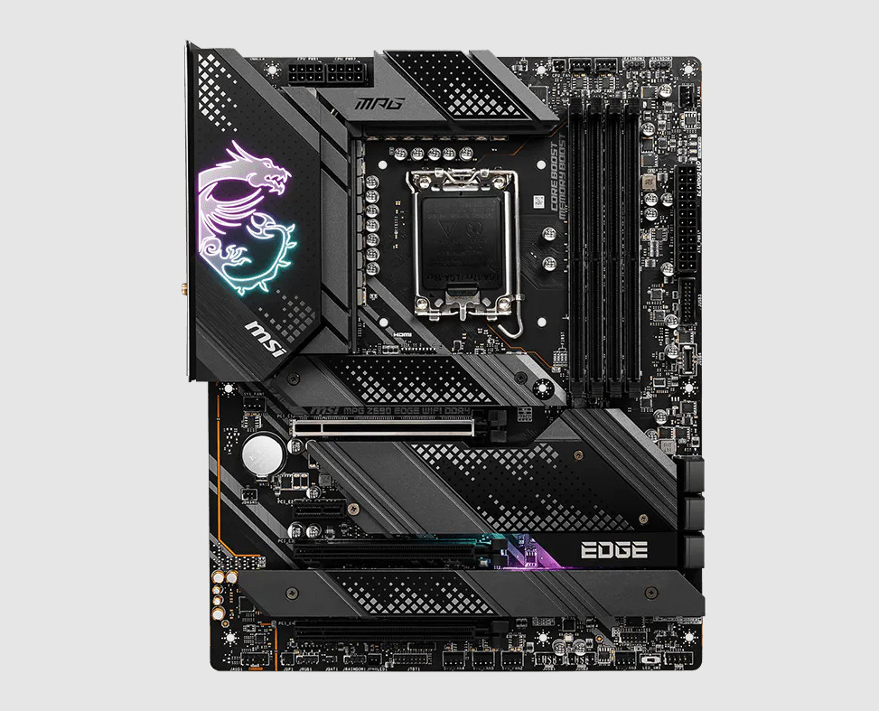 MSI MPG Z690 EDGE WIFI DDR4 motherboard LGA1700 DDR4 128G HDMI+DP ATX Tested