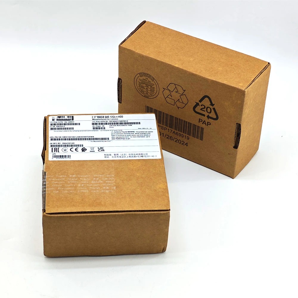 Brand New 00YK012 7XB7A00023 Lenovo 2.5 " 900GB 15K SAS 12G HDD HARD DRIVE