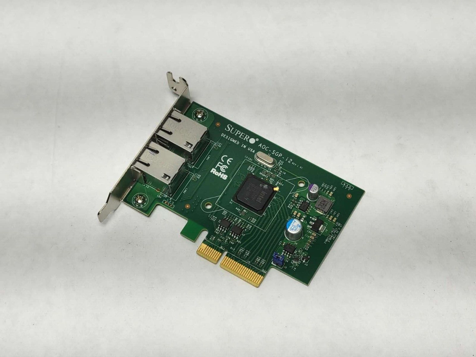 Supermicro AOC-SGP-I2  2-Port 1GbE Network Interface Adapter Card Low Profile