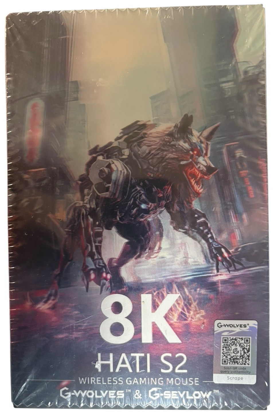 8K G-Wolves Hati S2 Wireless Gaming Mouse (HTS2 3395) - New/Sealed