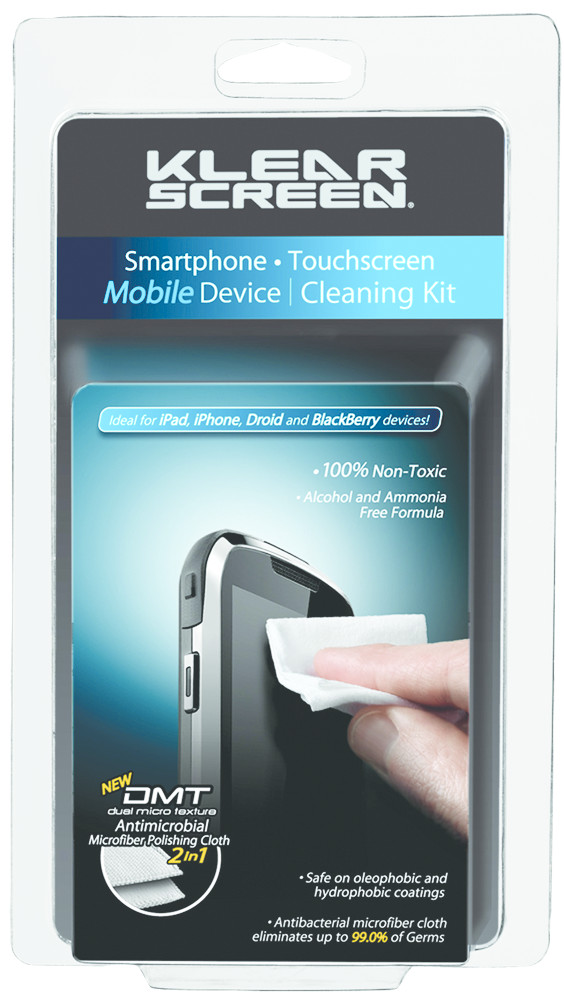 Klear Screen Mobility Kit - CLEANING KIT FOR SMARTPHONES, TOUCHSCREENS , TABLETS