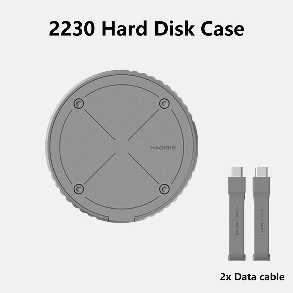 Hagibis Magnetic M.2 2230 NVMe SSD Enclosure External SSD Case for 15 Pro Max