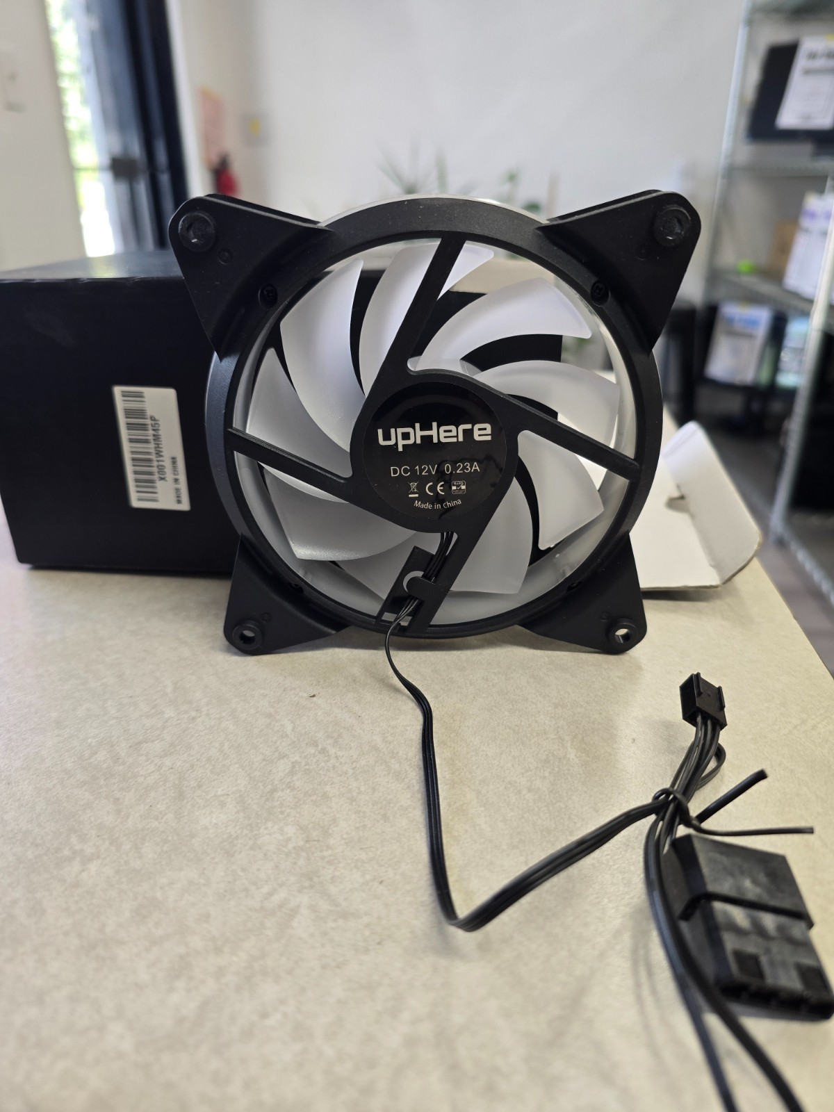 upHere Quiet Edition 120mm PC Fan 3-pin/Molex powered - Box 0f 3