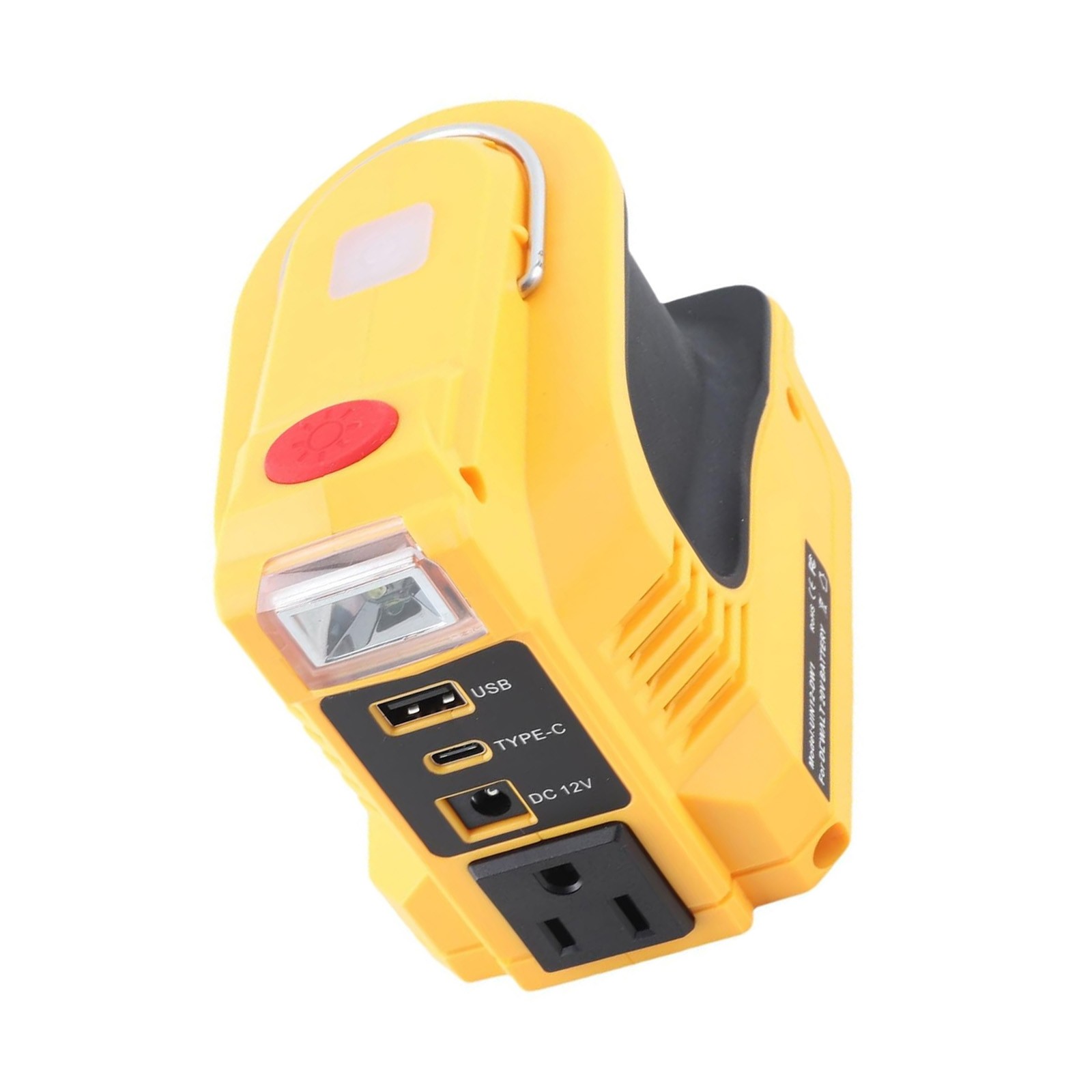 Professional 220W Power Inverter for DeWalt 20V Max Battery with Multiple Ports